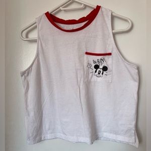 White Disney Mickey Mouse Top